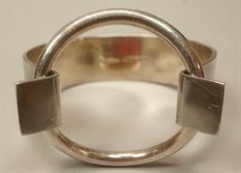 Lot 36 HANS HANSEN Sterling Danish Modern Circle Bracele