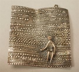 Lot 37 KULTATEOLLISUUS KY Finland Figural Pendant. Silve