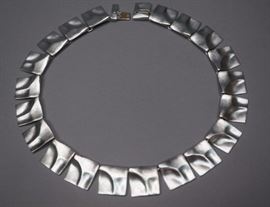 Lot 56 LAPPONIA by BJORN WECKSTROM Sterling Necklace. Fi