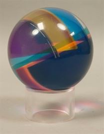 Lot 87 VASA MIHICH Modern Prismatic Lucite Ball Sculptur