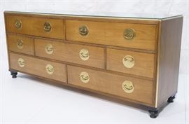 Lot 162 BAKER Asian Inspired Credenza Sideboard. 7 Drawer