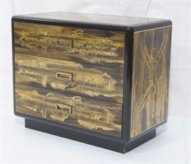 Lot 164 BERNARD ROHNE for Mastercraft Bachelors Chest. 3 