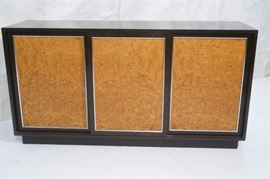 Lot 166 HARVEY PROBBER Burl Maple Walnut 3 Door Credenza.