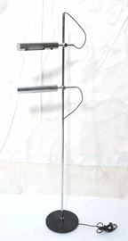Lot 183 ARTELUCE Style Modern Italian Chrome Floor Lamp. 
