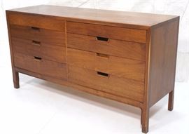 Lot 202 JANUS AMERICAN MODERN 8 Drawer Dresser. Credenza.