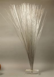 Lot 205 Aluminum Rod Modern Spray Sculpture. Inspired by 