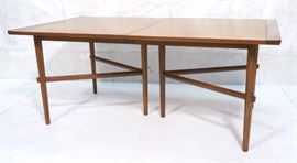 Lot 208 Modern Walnut Dining Table. WIDDICOMB. NAKASHIMA 