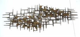 Lot 141 Marc Weinstein Brutalist Welded Nail Head Modern 