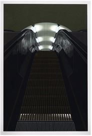 Lot 179 RICHARD ESTES Escalator Screen print Print. Detai