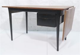 Lot 229 Rosewood ARNE VODDER Modern Desk. Wedge shaped ro