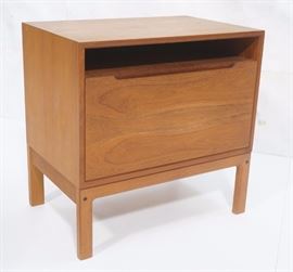 Lot 259 Danish Modern Teak Night Stand End Table. Vinde M