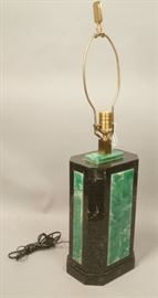 Lot 272 MAITLAND SMITH Style Tesserae Marble Table Lamp. 