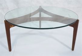 Lot 319 SVEN ELLEKAER Danish Teak Modern Cocktail Table. 