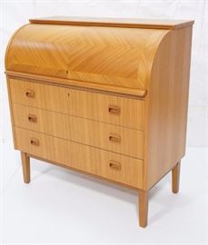 Lot 336 Swedish Modern Roll Top Desk EGON OSTERGAARD. Rol