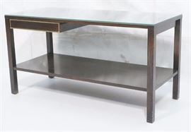 Lot 357 HARVEY PROBBER Modern One Drawer Sofa Hall Table.