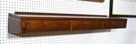 Lot 167 Rosewood Three Drawer Wall Shelf Desk. ARNE HOVMA
