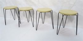 Lot 372 Set 4 FLORENCE KNOLL Stacking Tables. Nesting sto