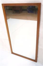Lot 378 AKSEL KJERSGAARD ODDER Danish Teak Wall Mirror. S