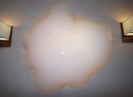 Lot 419 REMO SARACENI Oversized Cloud Wall Light Fixture.