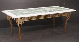 Lot 428 ORIGINAL by NICCOLINI Inlaid Marble Cocktail Tabl