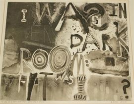 Lot 435 JNORRIS Literary Art Print Lithograph