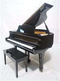 Lot 437 Black Lacquered YOUNG CHANG G150 Baby Grand Pian
