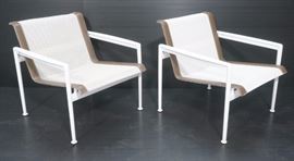 Lot 612 Pr RICHARD SCHULTZ Patio Outdoor Lounge Chairs. C