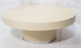 Lot 626 Karl Springer Style Coffee Cocktail Table. Lacqu