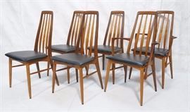 Lot 634 Set 6 NIELS KOEFOED Danish Teak Dining Chairs. 2 