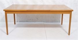 Lot 635 Extra Large Danish Modern Teak Dining Table. Pull