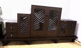 Lot 673 WENDELL CASTLE Custom Sculpted front Cabinet. On 