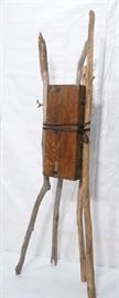 Lot 676 Artisan Handmade Studio Wood Floor Sculpture. 4 n
