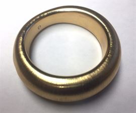 Lot 61 Milor Italy 14K Gold Coated Bracelet. Bangle bra