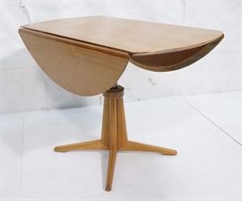 Lot 700 Modern Blond Mahogany Drop Side Dining Table. Sty