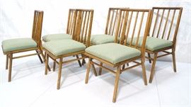 Lot 722 Set 6 ROBSJOHN GIBBINGS Dining Chairs. Clean for