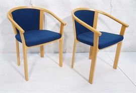 Lot 732 Pr MAGNUS OLESEN Danish Modern Barrel Back Arm Ch