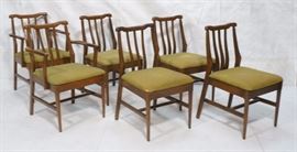 Lot 771 Set 6 Modern Dining Chairs. 2 arm chairs 4 side c