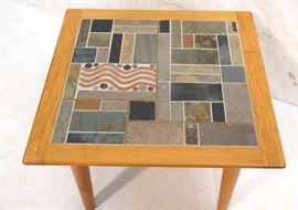 Lot 778 Danish Modern SALLINGBOE Tile Top Cocktail Table.