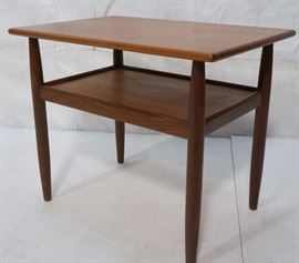 Lot 802 Danish Modern Teak Bi Level Table Gallery bottom.