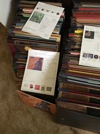 Huge vinyl collection - jazz and classical 