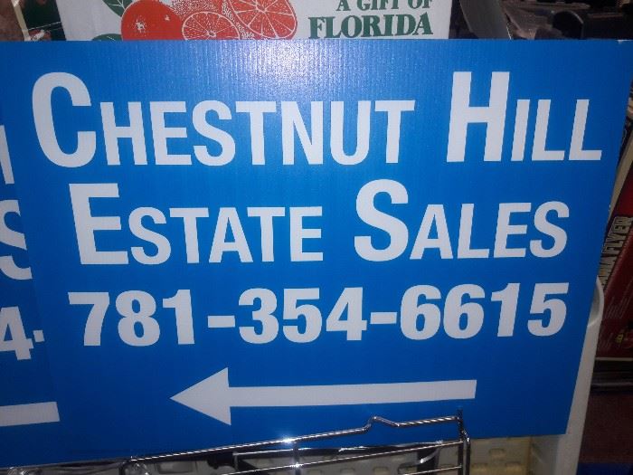 Exclusive Chestnut Hill Estate, sale Saturday, one day sale 10-4, all New items Shipped in from a Estate,Come Join in the Hunt for a Great Items at a bargain prices...always a good time ....