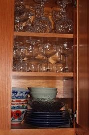 Assorted Stemware, Dishes and Bowls