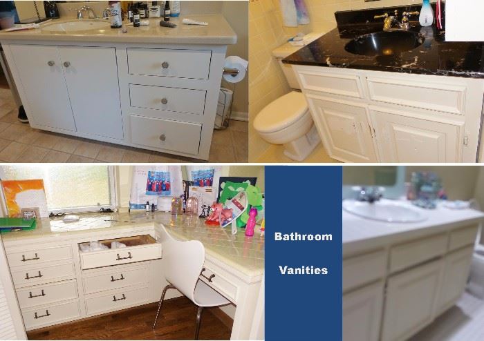 Bathroom Vanities, counter tops and fixtures, faucets - all is for sale