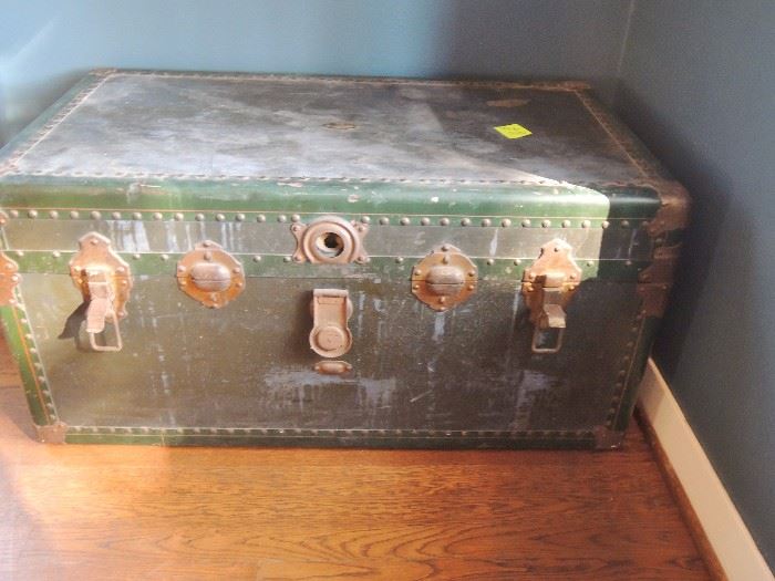 Steamer Trunk - beautiful inside