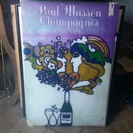 Paul Masson Champagnes - Acrilic 
Advertisement ... 1970's?