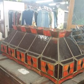 Stained Glass Hanging Lamp
Orange and Brown ... 2 lamps