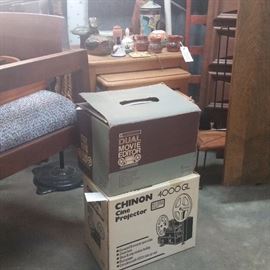 Chinon 8 and Super 8 plus Editor ... plus a Chinon Movie Camera  