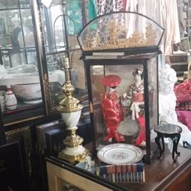 Japanese Dolls 
Carved Scean in a Box
Plus more Asian Inspired Art, Ceramics, and Books