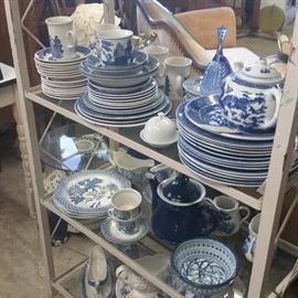 Blue Dishes, Pots and Cups