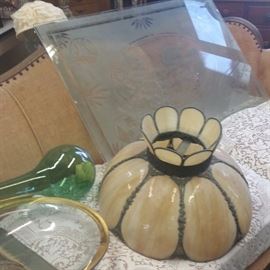 Glass Lamp Shade
Eyched Glass Window Pane